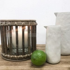 Decor Wicker Candle Holder